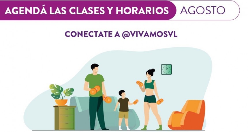 Vicente López: En agosto continúan las clases de gimnasia en vivo por Instagram