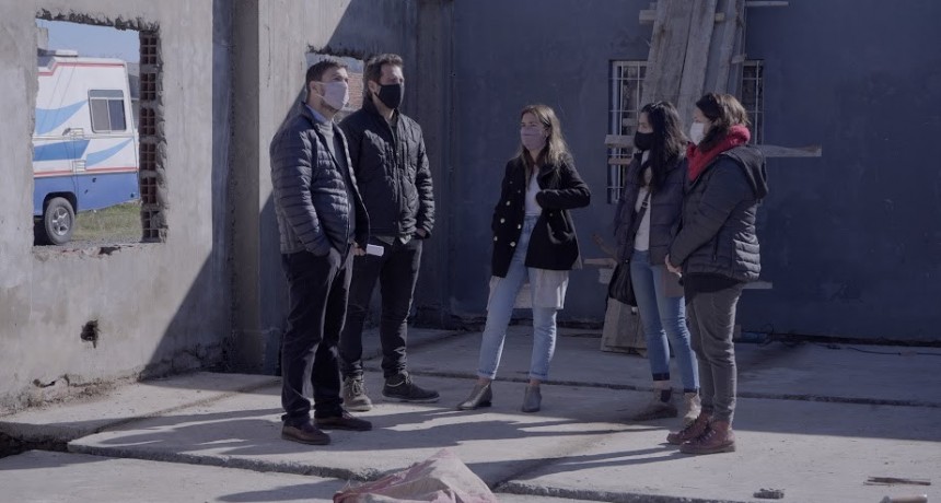 Mercedes: Con apoyo provincial se construye Jardín Primera Infancia en barrio Eva Duarte 