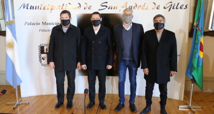 S.A. de Giles: Se realizaron obras de conectividad en el distrito 