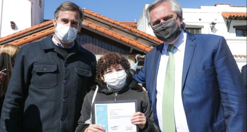 Pilar: Achával participó del lanzamiento del plan AccesAR junto a Alberto Fernández