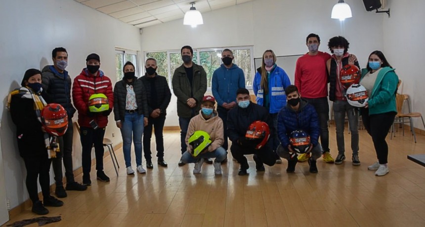 Gral. Rodríguez: Nueva entrega de cascos para promover la prevención vial 