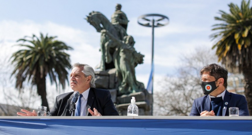 Fernández realizó un acto en homenaje a los 171 años de la muerte del General Don José de San Martín  