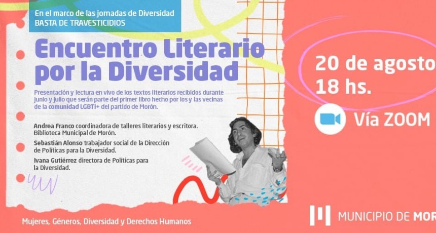 Morón: El municipio invita a la exposición de textos literarios LGBTI+