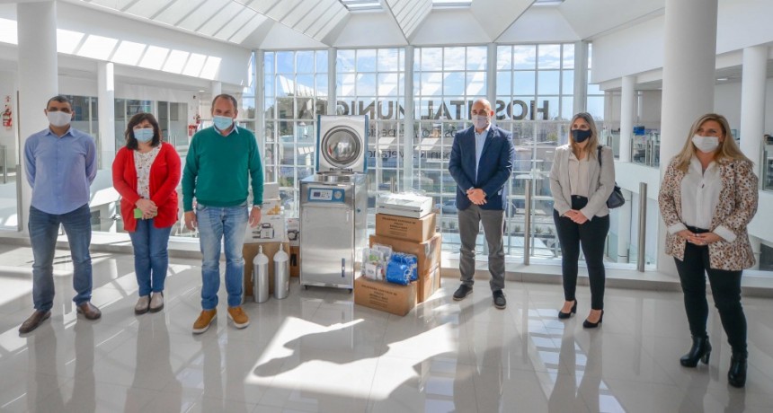 San Fernando: El Hospital Municipal recibió una nueva donación del Banco Galicia para equipamiento 