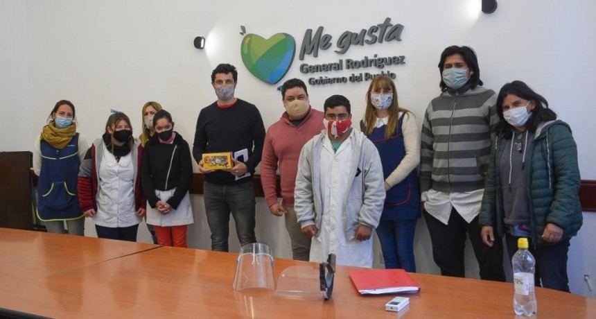 Gral. Rodríguez: El Intendente García recibió a estudiantes de la Escuela de Educación Especial N° 502