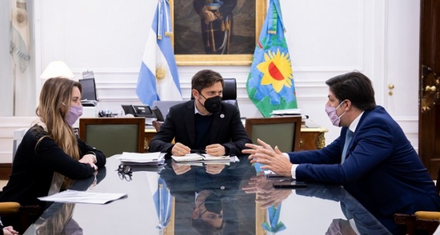 Trotta y Kicillof analizan intensificar la presencialidad en las escuelas de la provincia de Buenos Aires