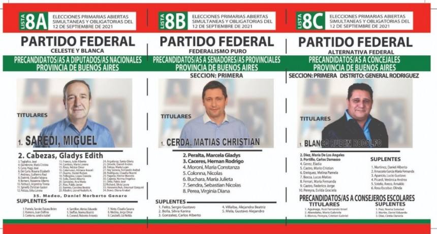 Rubén Blanco: “Por lo que expresan los vecinos de General Rodríguez, seremos la tercera fuerza en las PASO”