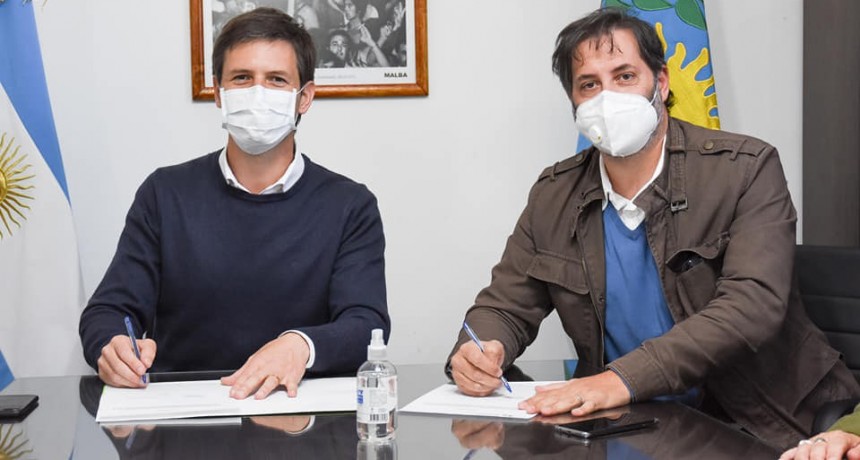 San Vicente: El Intendente Mantegazza firmó un convenio para mejoras en los clubes de barrio 