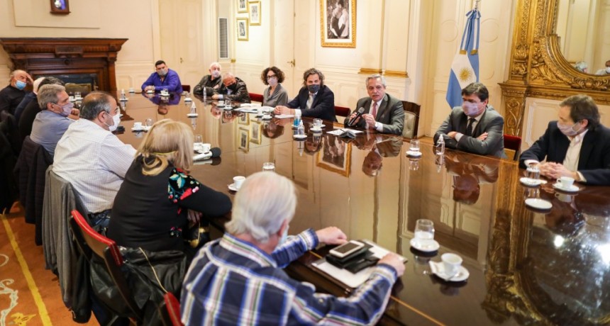 El Presidente recibió a la CGT: “Somos los únicos que tenemos un proyecto que genera inversión, producción y trabajo”