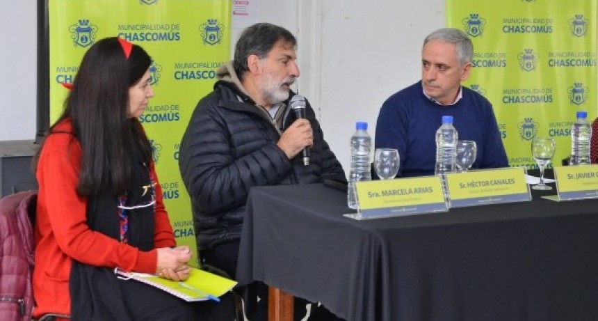 Chascomús: Javier Gastón participó de la presentación del Programa 1000 días y el Plan Qunita 