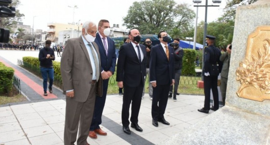 Formosa: Insfrán presidió el acto en homenaje al general San Martín