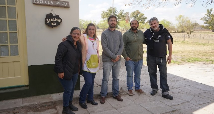 Mercedes: El Municipio y Provincia finalizaron una importante obra de infraestructura para la Escuela N° 27 