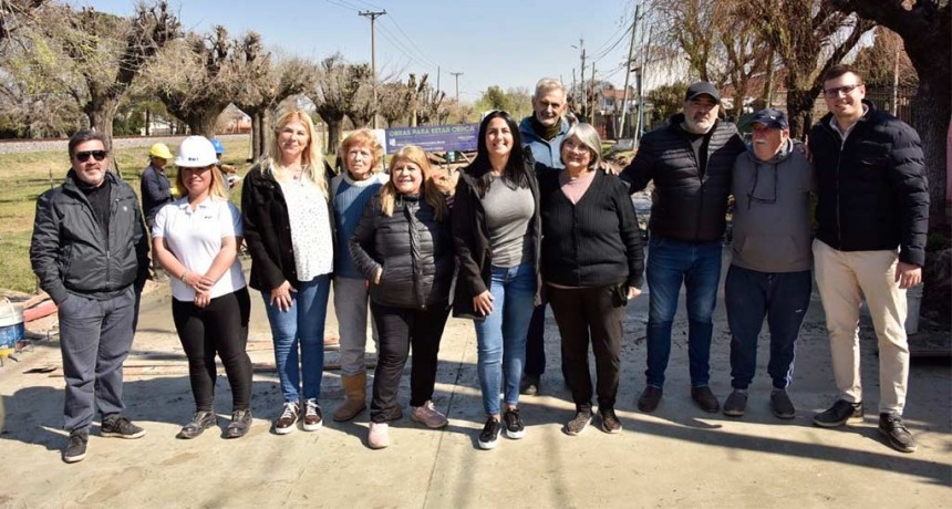 Malvinas Argentinas: Noe Correa visitó el avance de obra de la calle Remedios de Escalada