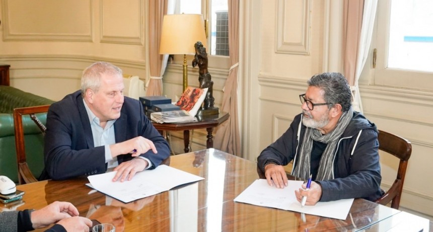 Perczyk y la Uocra desarrollarán acciones conjuntas para prácticas de estudiantes y capacitación de trabajadores