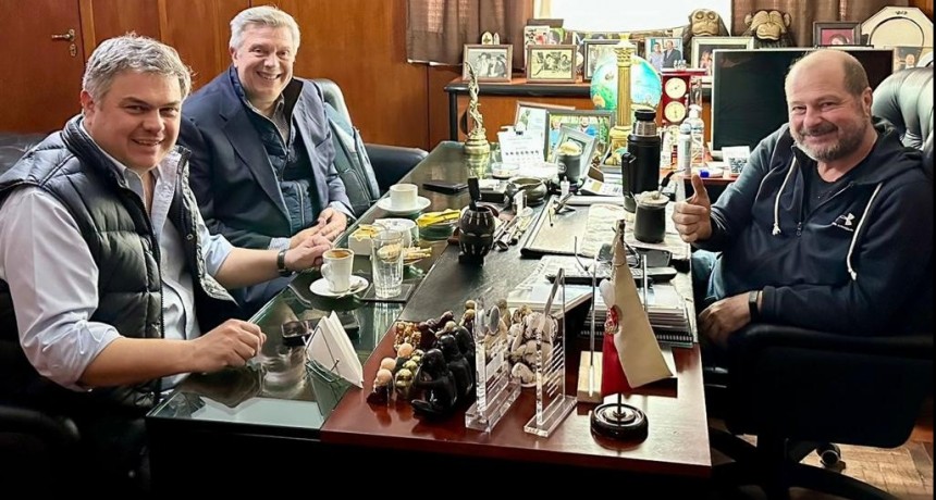 San Martín: D’Alessandro y López Medrano se reunieron con el diputado Carusso