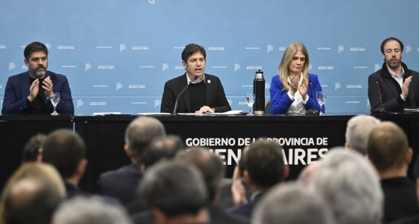 Kicillof encabezó la firma de un nuevo desembolso del Fondo de Fortalecimiento Fiscal Municipal
