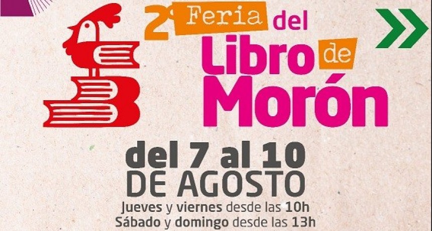 Morón: Se viene la 2ª Feria del Libro del distrito