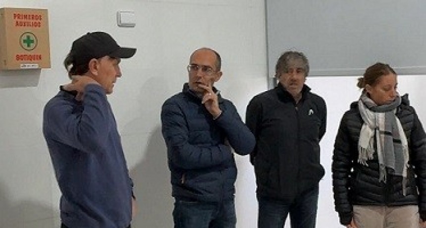 Bolívar: Pisano visitó el primer frigorífico avícola instalado en el parque industrial del distrito 