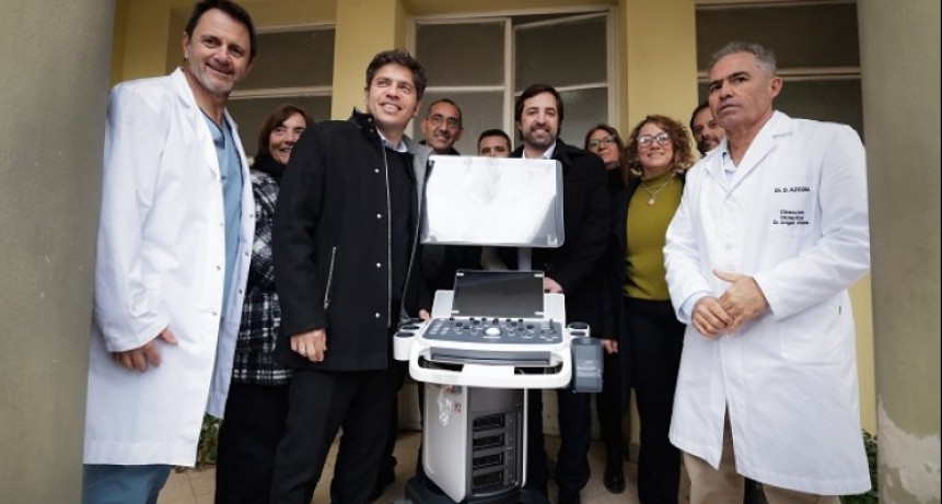 Kicillof inauguró un nuevo laboratorio en el Hospital Materno Infantil “Argentina Diego” de Azul