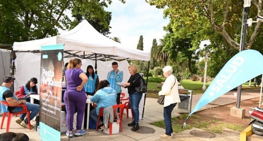 Luján: Las Postas de Salud funcionarán en Plaza Colón durante las próximas semanas