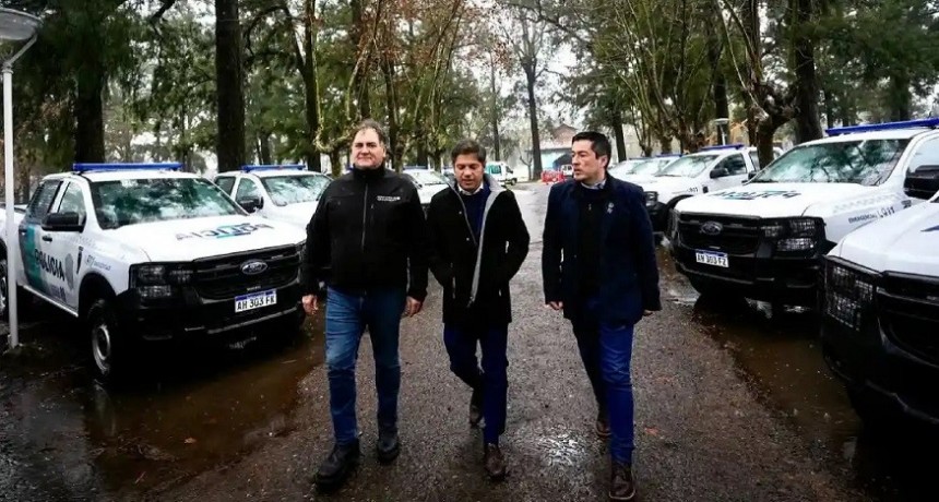Malvinas Argentinas: Nardini puso en función los nuevos 19 patrulleros entregados por la Provincia