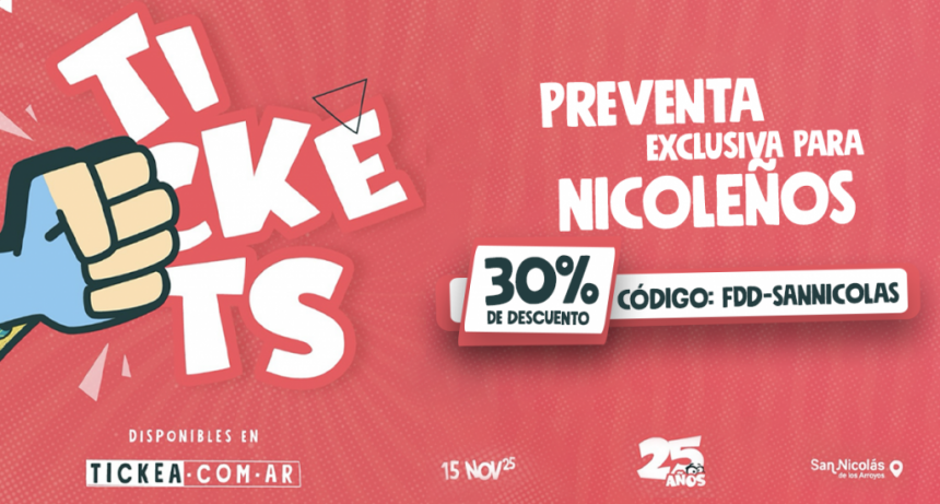 San Nicolás: Comenzó la preventa exclusiva para la Fiesta de Disfraces