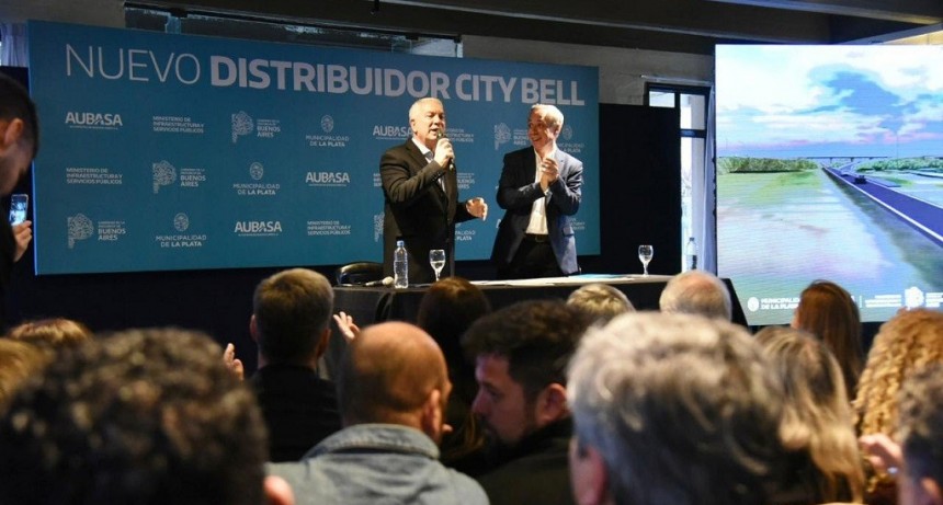 La Plata: Alak anunció la nueva bajada de la autopista en City Bell