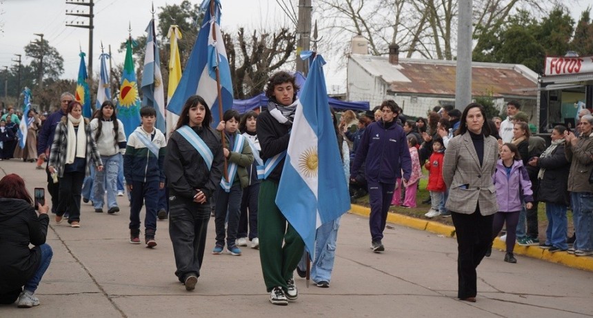 Moreno: El Municipio conmemor&oacute; al general Jos&eacute; de San Mart&iacute;n con un acto y desfile