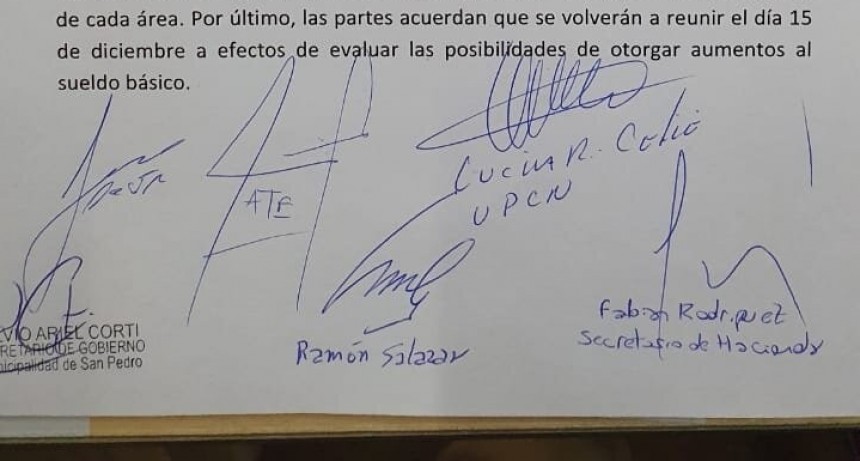 San Pedro: El intendente Salazar acordó un Bono de $ 12.000 en cuatro cuotas para los municipales 