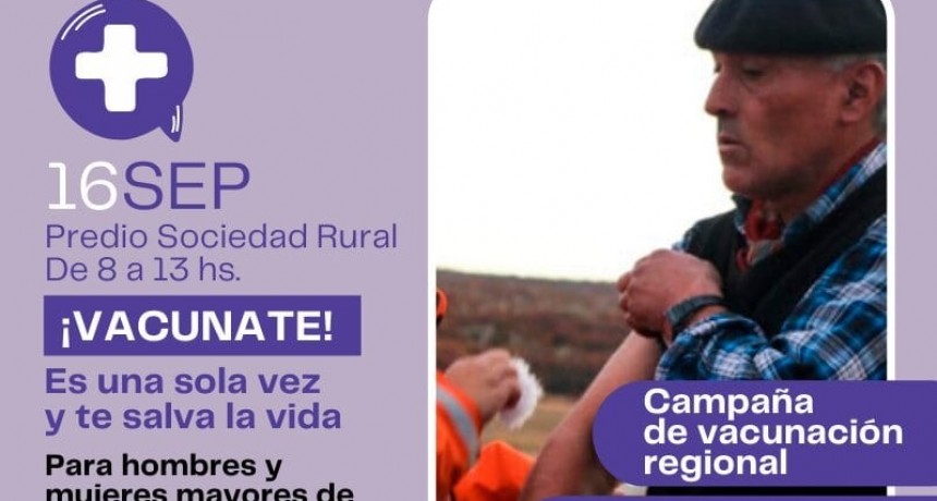 Tres Lomas: Campaña de Vacunación contra la Fiebre Hemorrágica (Mal de los Rastrojos) 