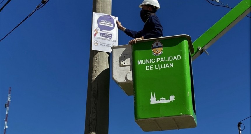 Luján: Se puso en marcha el programa “Vecinos Conectados” 