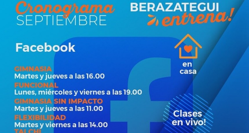 Berazategui: Siguen las clases de Gimnasia, Zumba y Tai Chi Online