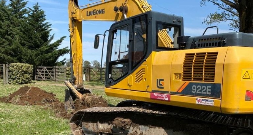 Salliqueló: Trabajos en el Acceso Centenario 