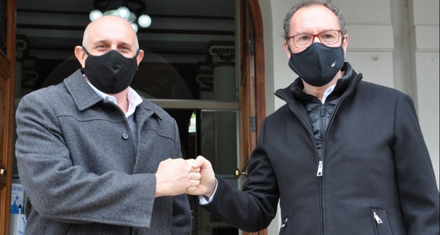 Carlos Casares: El Ministro Guerrera visitó al Intendente Torchio 