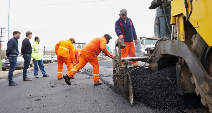 Luján: Comenzaron las obras de mejoramiento integral de la ex Ruta 7