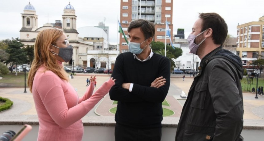 Morón: Lucas Ghi recibió a la ministra de Trabajo y a su par de Hacienda bonaerense