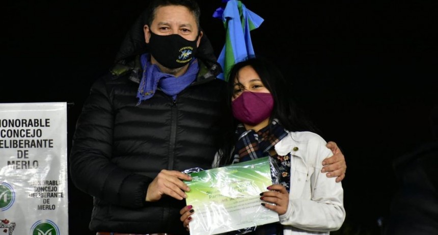 Merlo: Asumieron los parlamentarios jóvenes al distrito 