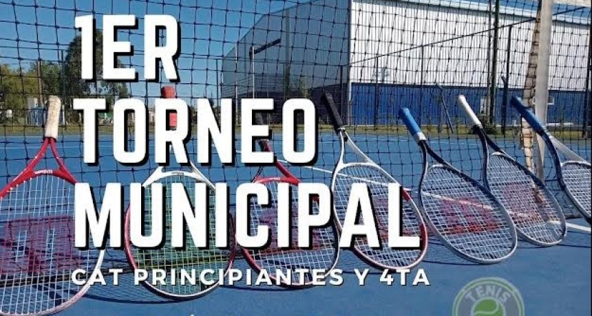 Lezama: Se realizará el Primer Torneo Municipal de Tenis y un encuentro regional de categorías menores  