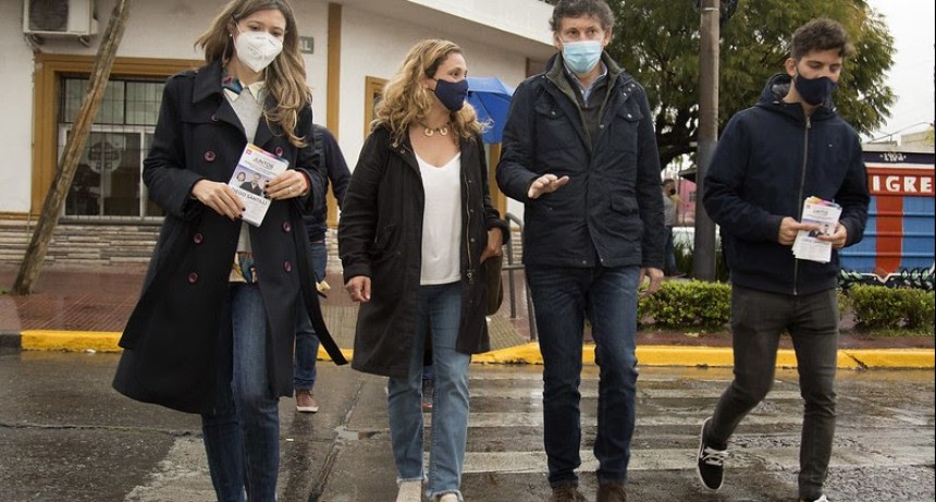 San Isidro: Posse visitó San Fernando en apoyo a la lista de Santilli 