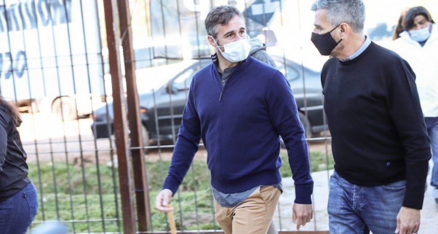 Pilar: El Intendente Achával junto a Zabaleta en el distrito