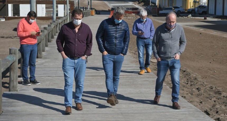 Monte Hermoso: El intendente y funcionarios recorrieron las distintas obras que se están ejecutando en la ciudad 