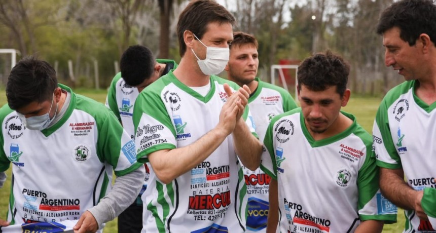 San Vicente: Inauguraron las obras en Empalme F.C