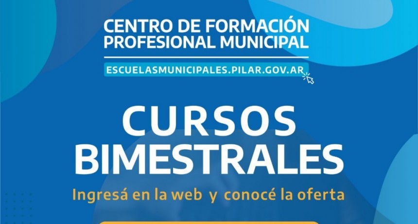 Pilar: Ya está abierta la inscripción a los cursos bimestrales de Escuelas Municipales