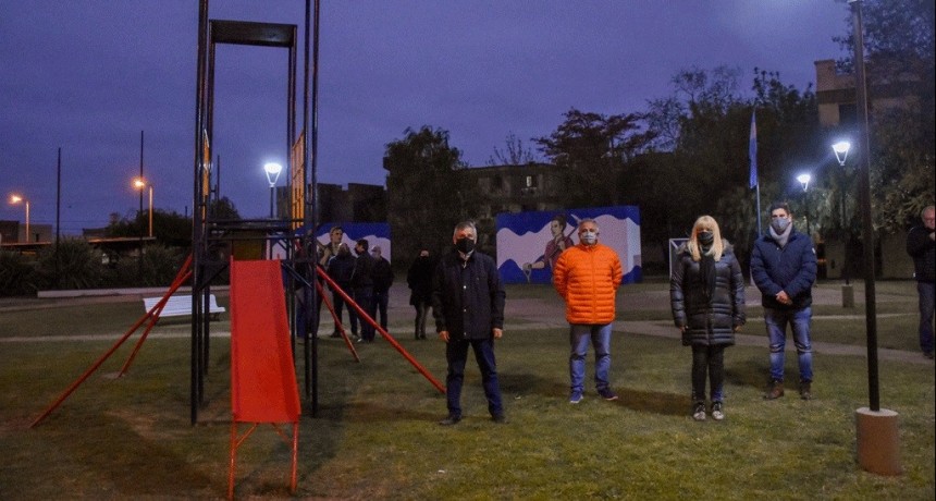 Chivilcoy: El Intendente Britos presentó la puesta en valor de la Plaza de los Trabajadores