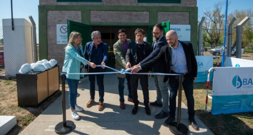 Pergamino: Axel Kicillof inauguró la red de provisión de gas natural para Fontezuela