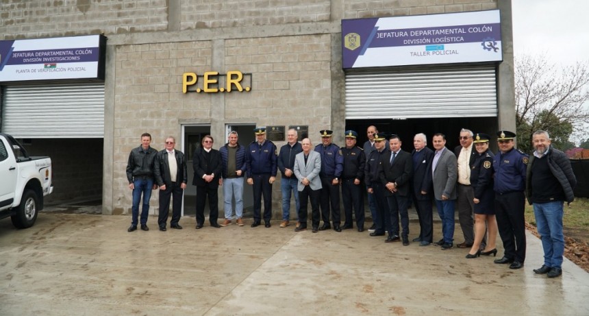 Colón (ER): El intendente inauguró la nueva sala de Verificación Vehicular de la Policía de la ciudad 