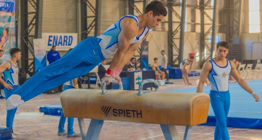 San Fernando: Federico Molinari acompañó el Torneo Nacional de Clubes de Gimnasia Artística 