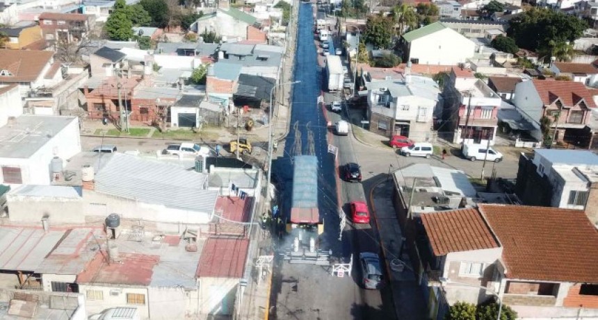La Provincia avanza con los trabajos en la Ruta Provincial 4 en Hurlingham 