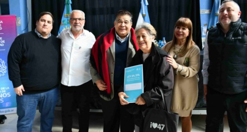 La Provincia entregó 253 escrituras en José C. Paz