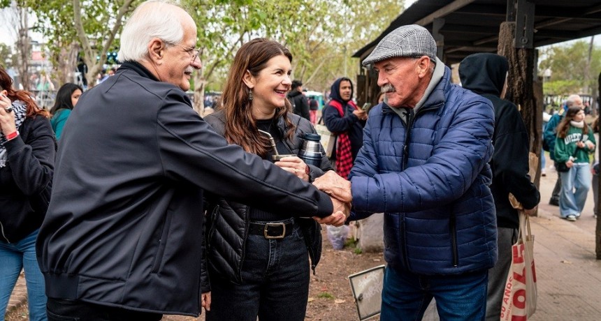 Moreno: Mariel Fernández y Jorge Taiana recorrieron la Fiesta Provincial del Plantín Floral